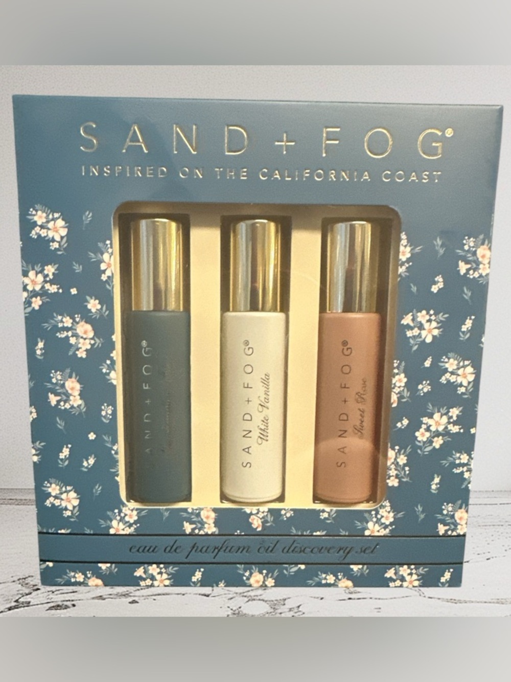Sand & Fog Marshmallow, Vanilla, & Rose Discovery Set